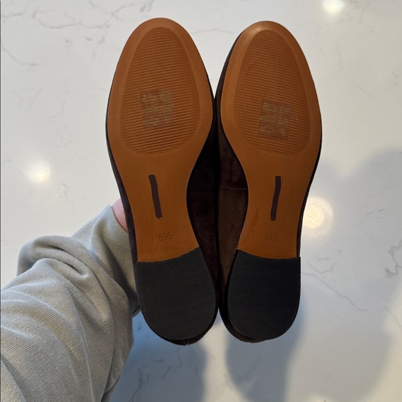 Madewell The April Ballet Flat in Dark Carob - Picture 9 of 10